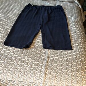 Eileen Fisher Navy Blue Silk Pant.